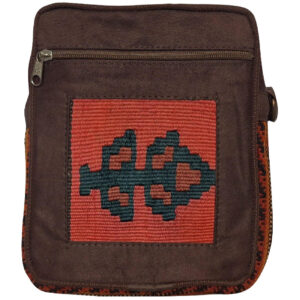 Nubuck Leren Crossbodytas – Kilim Ontwerp