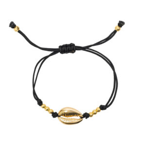 Handgemaakte Messing Schelp Armband met Kralen