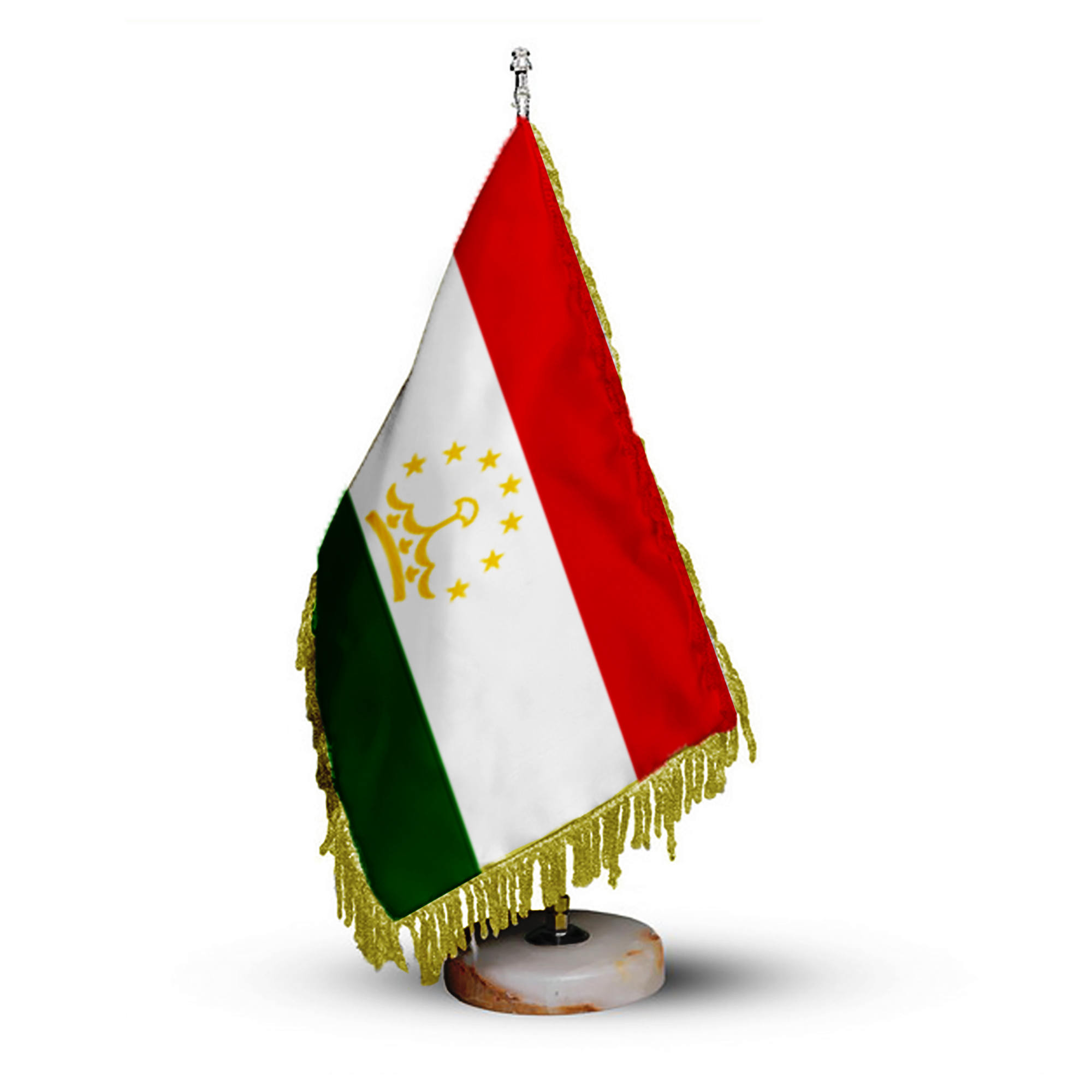 Tadzjiekse Tafelvlag met Stenen Basis