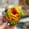 Oranje Wortels in Mand Tandenstokerhouder
