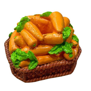 Oranje Wortels in Mand Tandenstokerhouder