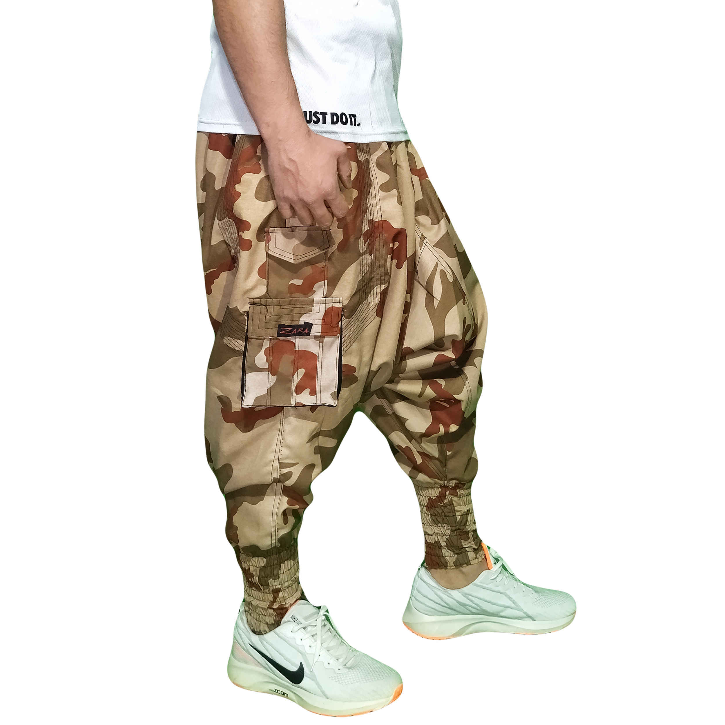 Traditionele Koerdische Broek – Camo Ontwerp Zendan Baft Shalwar