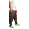 Traditionele Koerdische Broek – Bruine Klassieke Shalwar