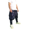 Traditionele Koerdische Broek – Marineblauwe Palangi Shalwar