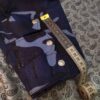 Traditionele Koerdische Broek – Marineblauwe Palangi Shalwar