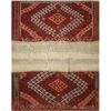 Perzisch Patchwork Kilim Tapijt Handgeweven Geometrisch Rood