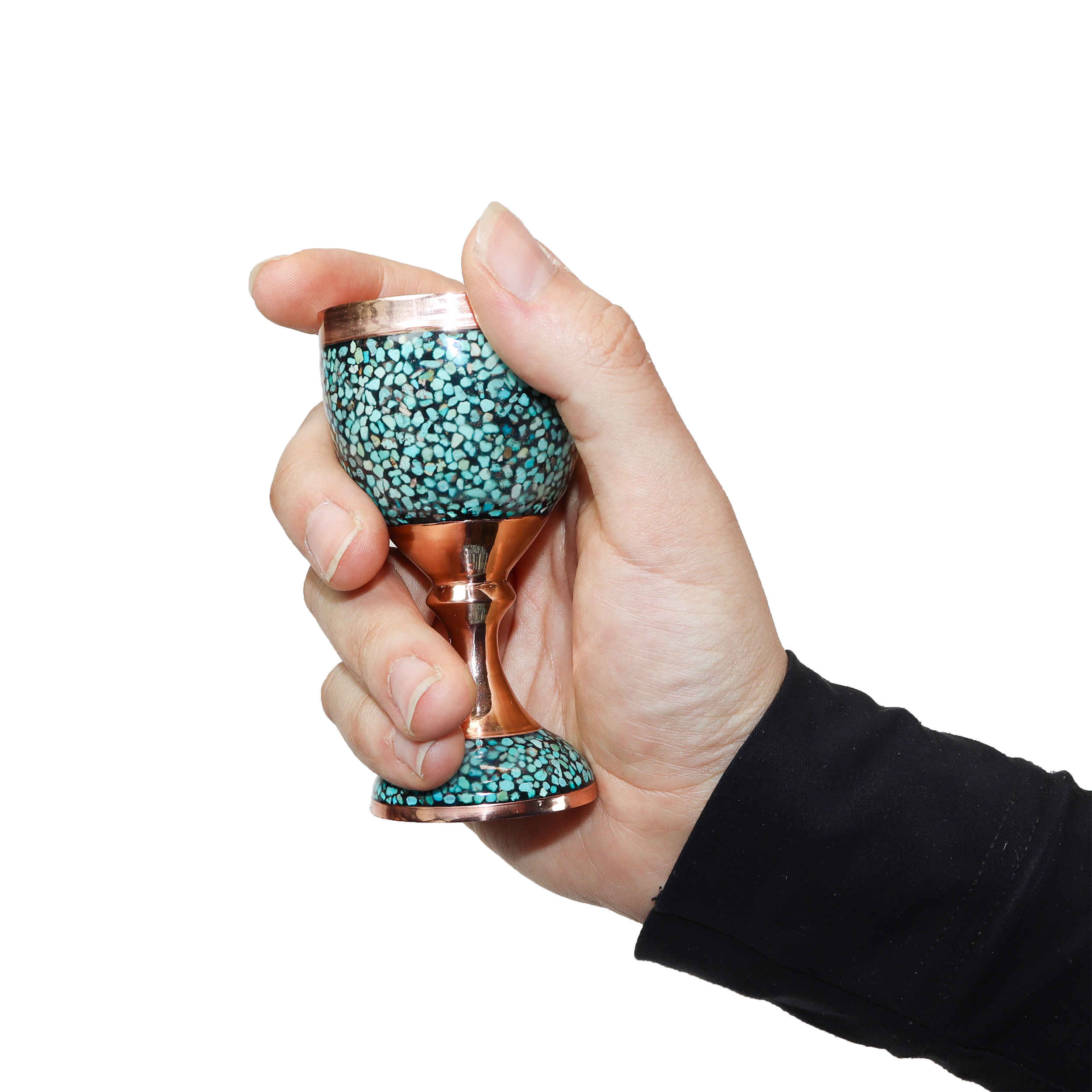 Turkoois Ingelegd Haft Seen Set voor Nowruz Tafeldecoratie