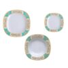 Witte Melamine Serviesset – 26-Delig