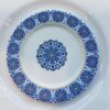 Witte Melamine Serviesset voor 6 Personen – Blauw Accent