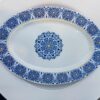 Witte Melamine Serviesset voor 6 Personen – Blauw Accent