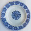 Witte Melamine Serviesset voor 6 Personen – Blauw Accent