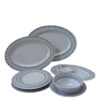 Witte Melamine Serviesset voor 6 Personen – Onbreekbaar