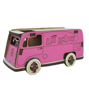 3D Puzzel Houten Modelbouwpakket – Bestelwagen