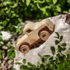 Maquette Modelbouwpakket: Houten Klassieke Auto (Crème)