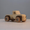 Maquette Modelbouwpakket: Houten Klassieke Auto (Crème)