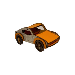 3D Puzzel Houten Modelbouwpakket – Auto (Set van 3)