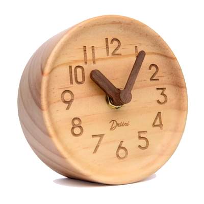 Houten Bureauklokken