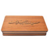 Houten geschenkdoos met Perzische kalligrafie