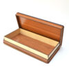 Houten geschenkdoos met Perzische kalligrafie