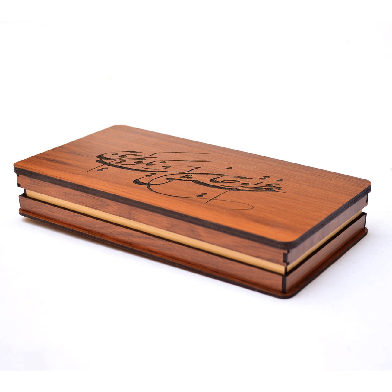 Houten geschenkdoos met kalligrafie – Liefdesverdriet