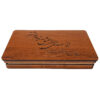 Houten geschenkdoos met elegante kalligrafie