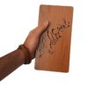 Houten geschenkdoos met elegante kalligrafie