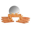 Houten Haft-sin Tafelversiering Vogel Ontwerp