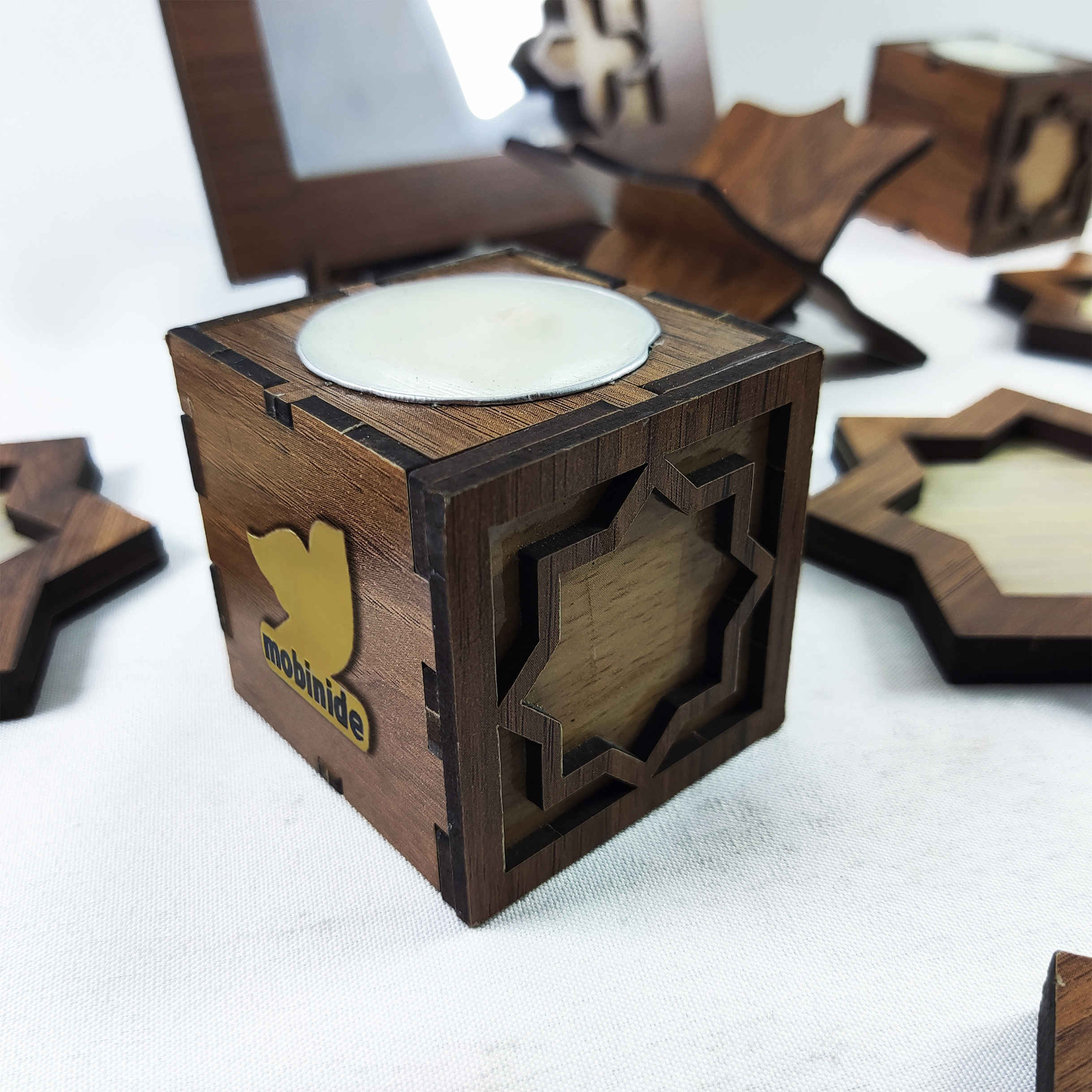 Houten Haft-sin Tafelversiering Shamseh Ontwerp