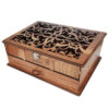 Houten Thee-Organizer met 6 secties voor verschillende smaken