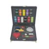 Houten Naaikit Organizer met Kunstleer Accent