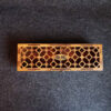 Klassieke Houten Theedoos – 4-Vaks opberg-organizer