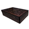 7-Vaks Houten Theedoos – Warme bruine houten box