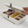 8-Vaks Houten Theezakjes-Organizer – Ruim & Stijlvol