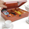 8-Vaks Houten Theezakjes-Organizer – Ruim & Stijlvol