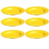 Gele Melamine Serviesset voor 6 Personen