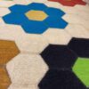 Artistieke Perzische Kelim in crème met bloemenpatroon