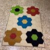Artistieke Perzische Kelim in crème met bloemenpatroon