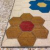Artistieke Perzische Kelim in crème met bloemenpatroon