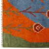 Echt handgeknoopt Perzisch Gabbeh tapijt - Abstract bloemenontwerp, Blauw, Wol