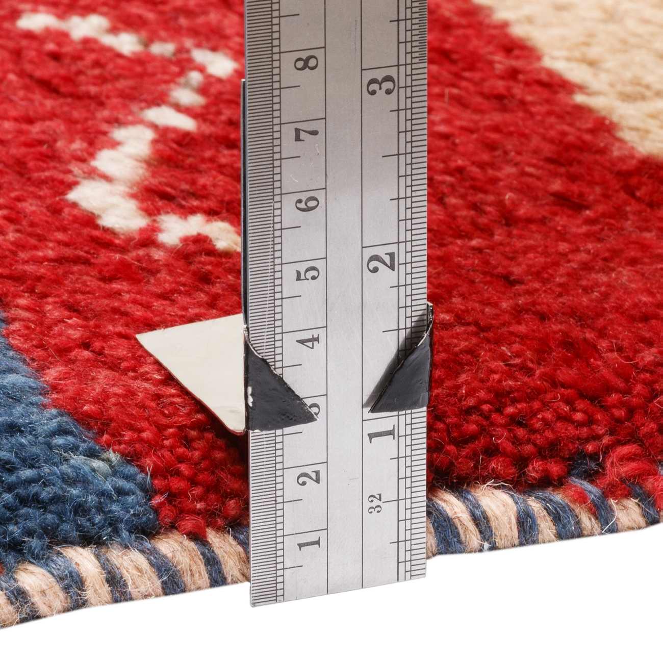 Echt handgeknoopt Perzisch levensboom Gabbeh tapijt – Blauw, Wol