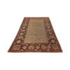 Handgeknoopt Perzisch Kermanshah Loper (Tribale Geometrische Ruit) - Bruine Wol