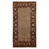 Handgeknoopt Perzisch Kermanshah Loper (Tribale Geometrische Ruit) - Bruine Wol