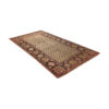 Handgeknoopt Perzisch Kermanshah Loper (Tribale Geometrische Ruit) - Bruine Wol