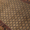 Handgeknoopt Perzisch Kermanshah Loper (Tribale Geometrische Ruit) - Bruine Wol