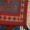 Handgeknoopt Perzisch Khorasan Tribaal Tapijt (Traditionele Dierenmotieven) - Blauwe Wol