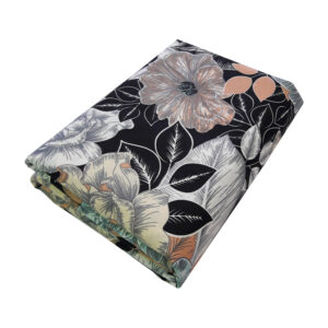 Katoenen & Polyester Matrasovertrek – Aangesloten, Ademend, Bloemmotief, 195×90 cm