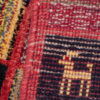 Echt handgeknoopt Perzisch geometrisch Gabbeh tapijt - Geruit met dierenmotieven, Roze, Wol