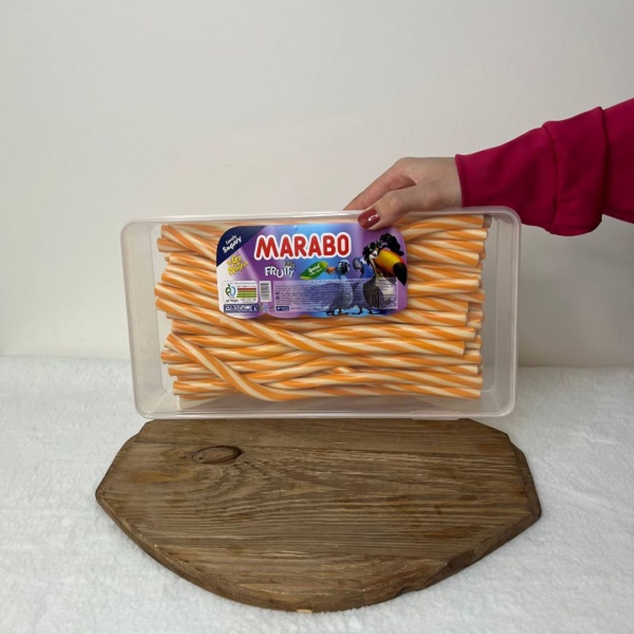 Halal snoep – sticks met romige sinaasappelsmaak – Marabo (1500g)