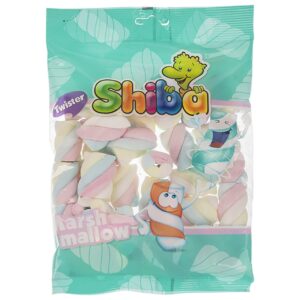 Halal marshmallow pakket – Twister fruit – Shiba (20 stuks)