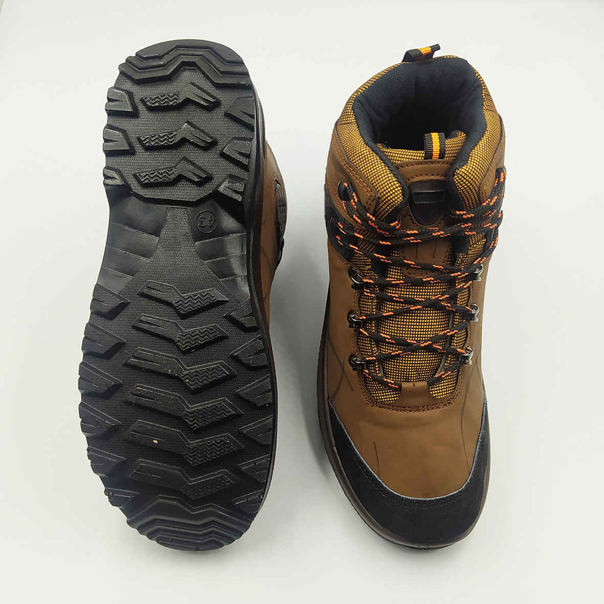 Wandelboots voor Heren Bruin Duurzaam & Lichtgewicht Kunstleer
